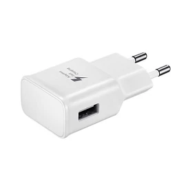USB hálózati töltő 5V/2A fehér gyorstöltő fast charge samsung (doboz nélkül)