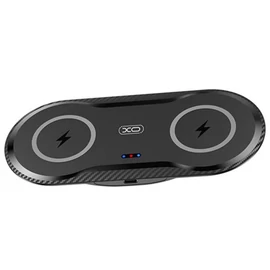 Töltő XO WX025 vezeték nélküli Wireless Charger 20W 2 készülékes