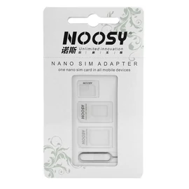 NOOSY SIM kártya adapter és sim tű készlet fehér