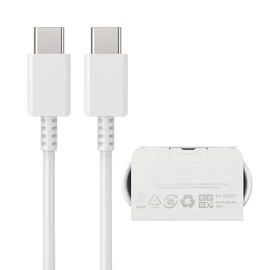 USB-C mobil töltő- és adatkábel 1m fehér (Max 25w)