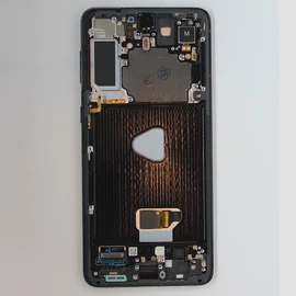 LCD Kijelző Samsung G996 (S21+ 5G) fekete ORG GH82-24554A/24553A