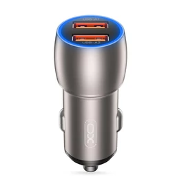 XO CC52 36W smart autós gyorstöltő fém