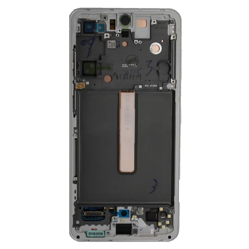 LCD Kijelző Samsung G990 (S21 FE) fehér ORG GH82-26414B/26420B/26590B