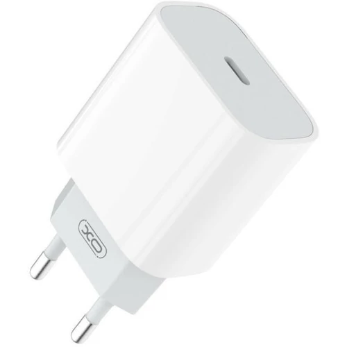 USB-C hálózati gyors töltő 20W fehér XO L77 PD gyorstöltő fej