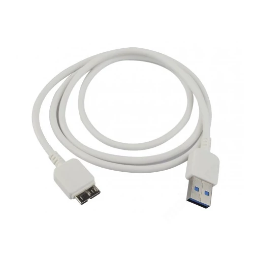Micro USB-B 3.0 to USB Galaxy Note 3  töltő- és adatkábel 1m fehér