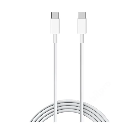 USB-C mobil töltő- és adatkábel 2m fehér dobozos (Max 25w)