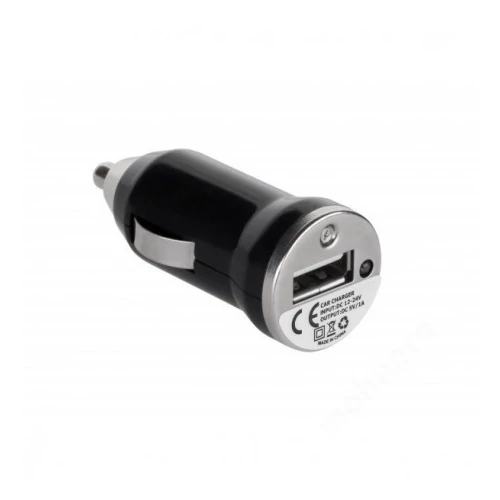 Autós töltő univerzális USB fekete