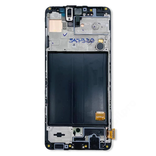 LCD Kijelző Samsung A515 (A51 4G) fekete ORG GH82-21680A/21669A/22084A/22083A