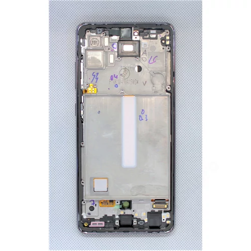 LCD Kijelző Samsung A525/A526 (A52 4G/5G) fehér silver ORG GH82-25524D/25526D/25754D/25602D