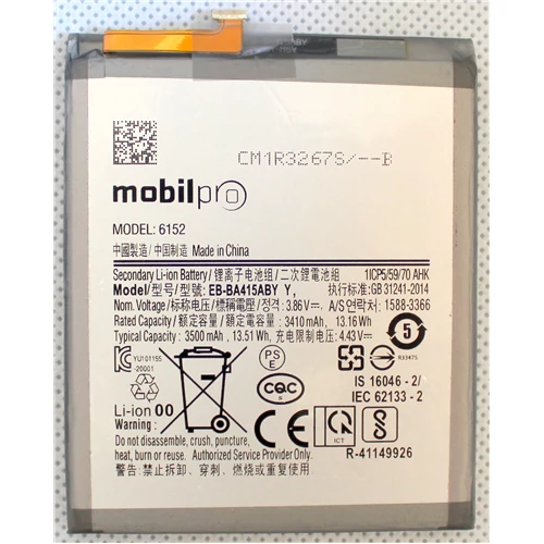Akkumulátor Samsung A415 (Galaxy A41) EB-BA415ABY 3500mAh