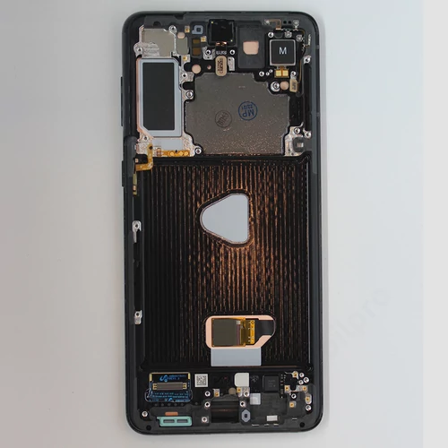 LCD Kijelző Samsung G996 (S21+ 5G) fekete ORG GH82-24554A/24553A