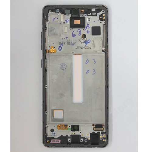 LCD Kijelző Samsung A528 (A52s) fekete ORG GH82-26861A/26863A/26909A/26910A