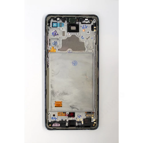 LCD Kijelző Samsung A725/A726 (A72 4G/5G) fekete ORG GH82-25624A/25463A/25460A/25849A
