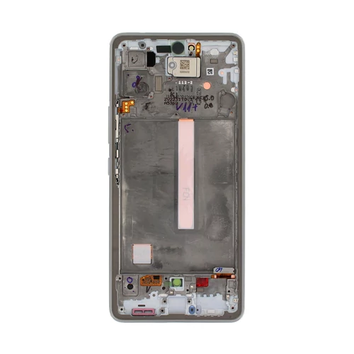 LCD Kijelző Samsung A536 (Galaxy A53) fehér ORG GH82-28024B/28025B