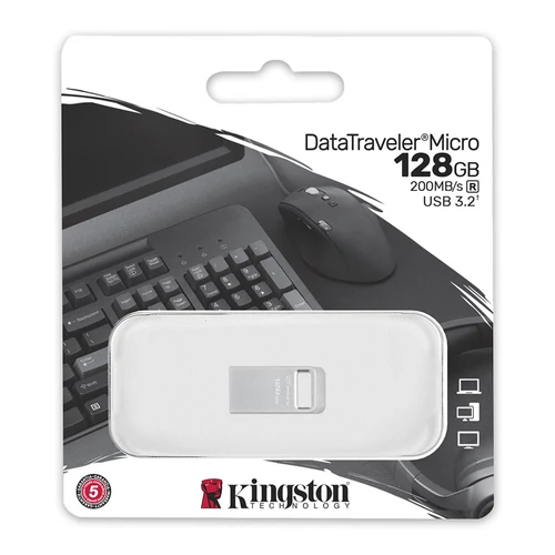 Kingston DataTraveler Micro pendrive 128GB USB 3.2