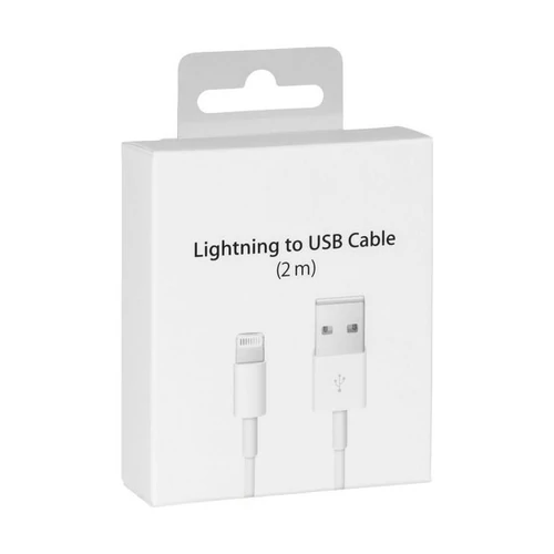 Lightning to USB Adatkábel iPhone 2 m fehér (dobozos)