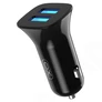 Kép 1/2 - XO TZ10 12W Autós gyorstöltő szett USB-C kábellel fekete 2.4A