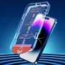 Kép 1/2 - iPhone 12 Pro Max Applikátoros teljes kijelzős üvegfólia