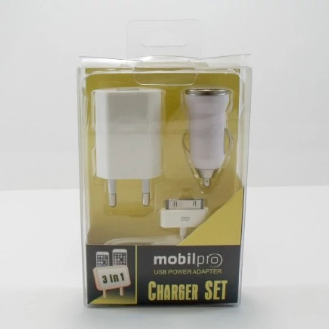 Töltő szett 3in1 iPhone 4