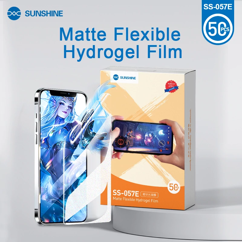 SUNSHINE SS-057E matt hidrogél fólia ujjlenyomat mentes