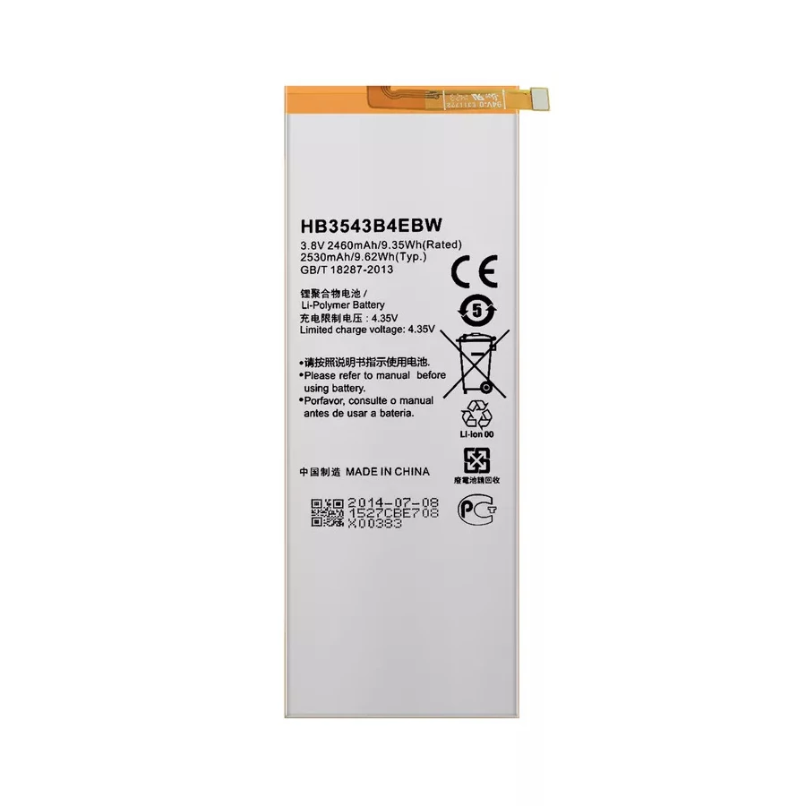 Akkumulátor Huawei HB3543B4EBW (P7) 2460mAh