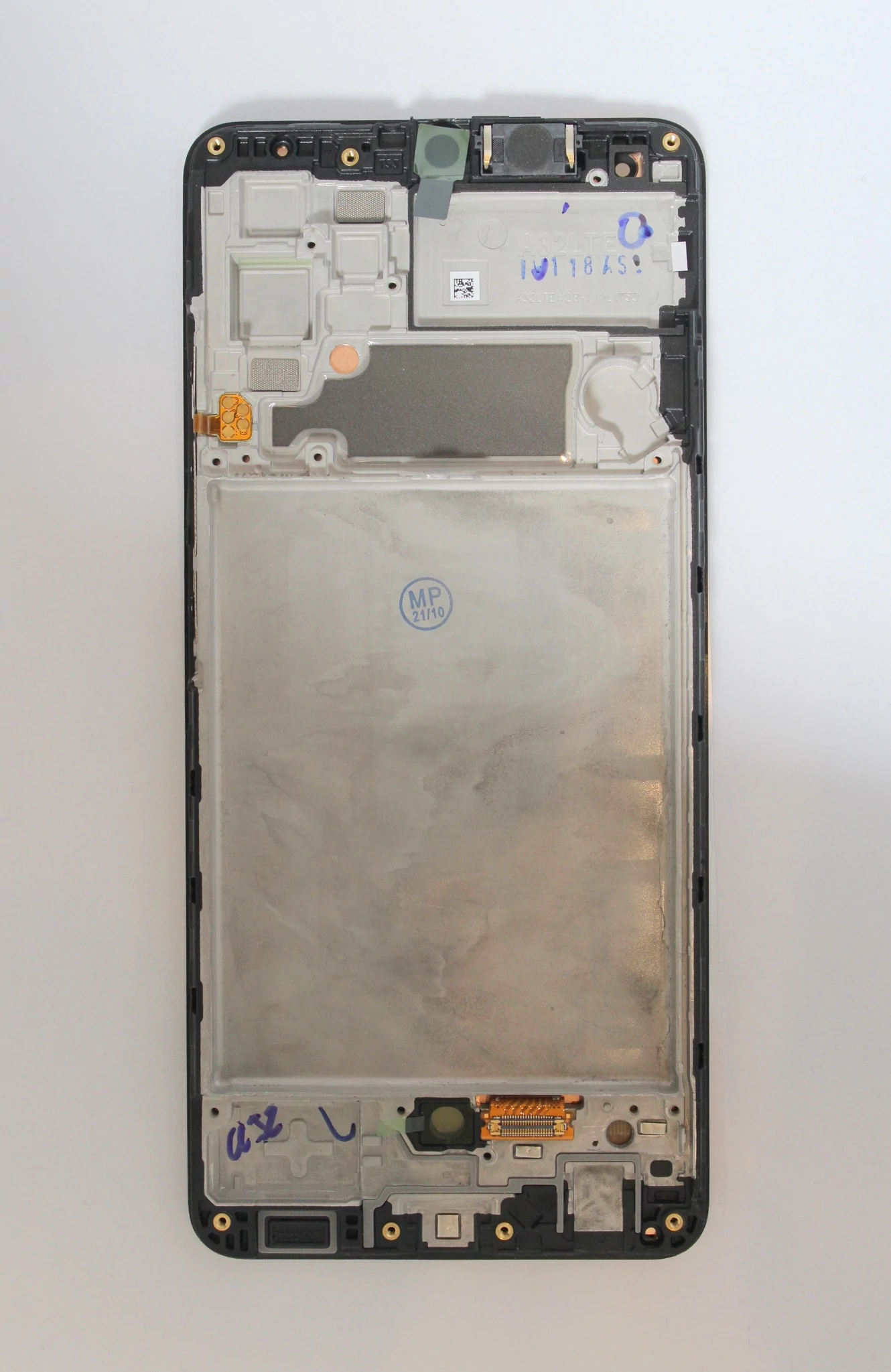 LCD Kijelző Samsung A325 (A32 4G) fekete ORG GH82-25579A/25566A