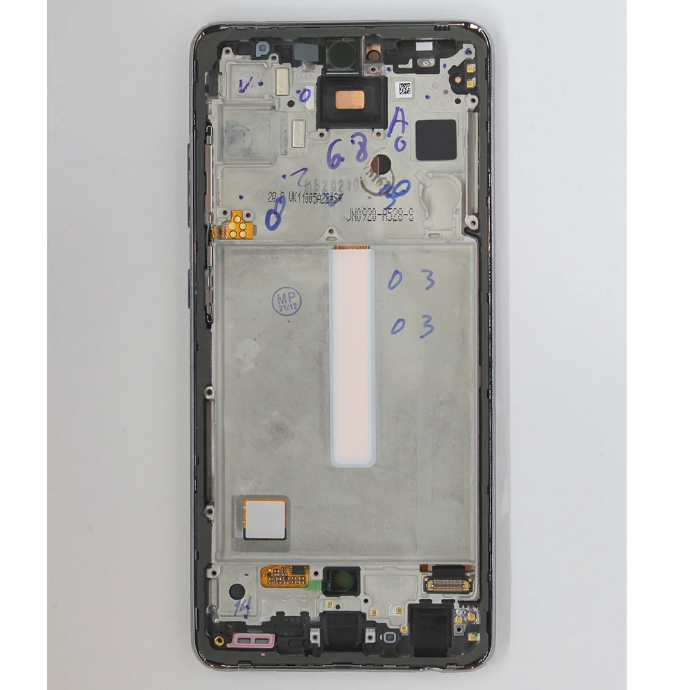 LCD Kijelző Samsung A528 (A52s) fekete ORG GH82-26861A/26863A/26909A/26910A