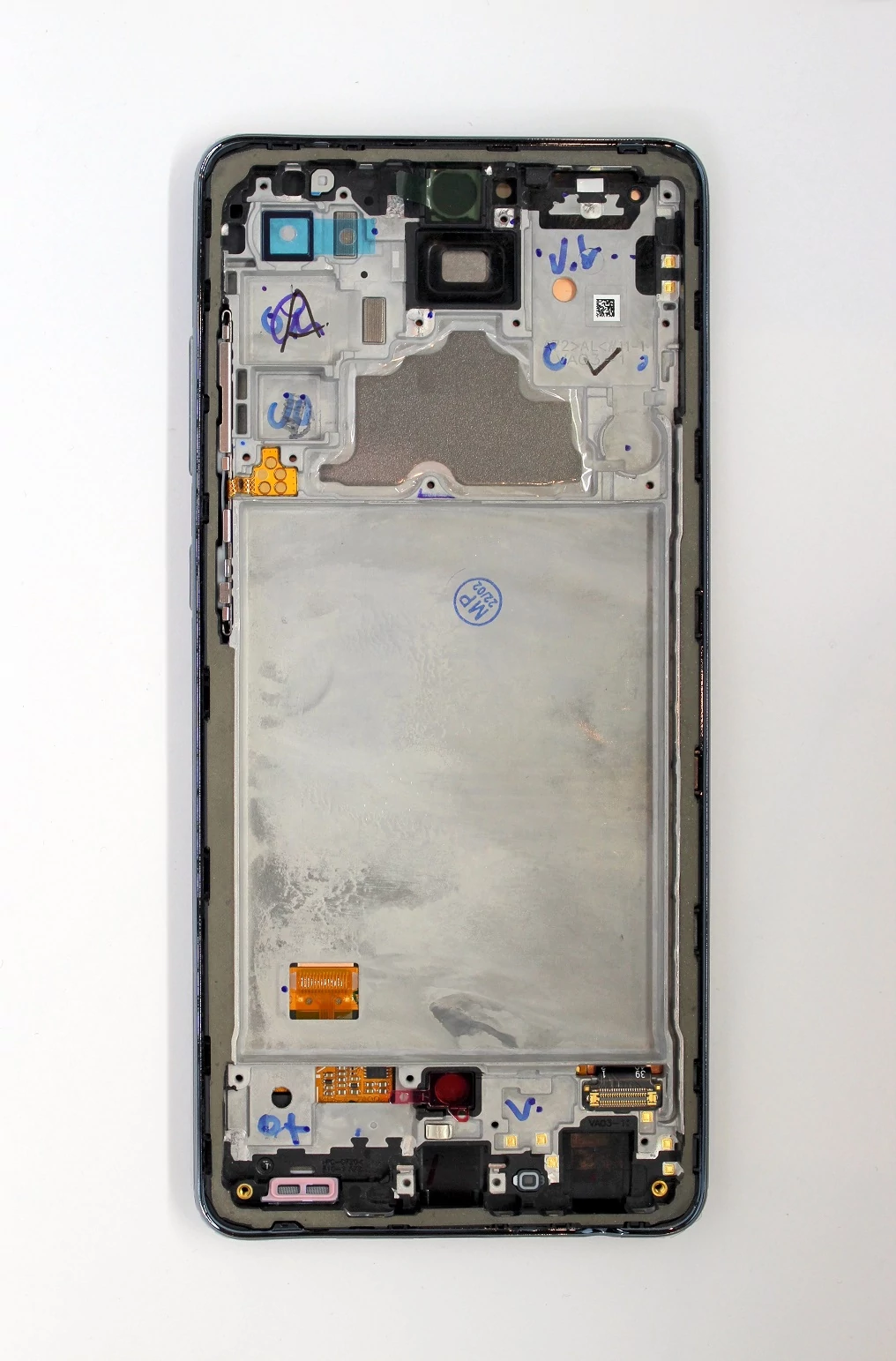 LCD Kijelző Samsung A725/A726 (A72 4G/5G) fekete ORG GH82-25624A/25463A/25460A/25849A