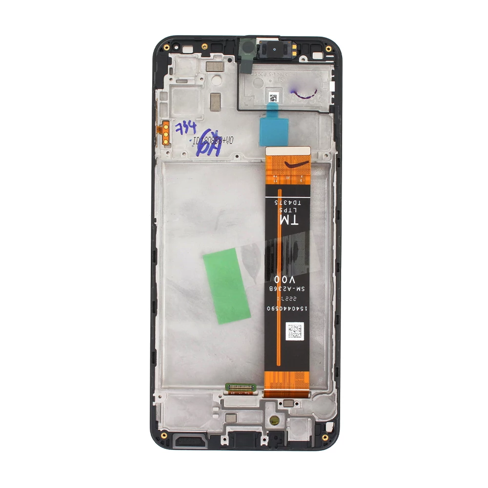 LCD Kijelző Samsung A236 (Galaxy A23 5G) fekete ORG GH82-29734A/29735A