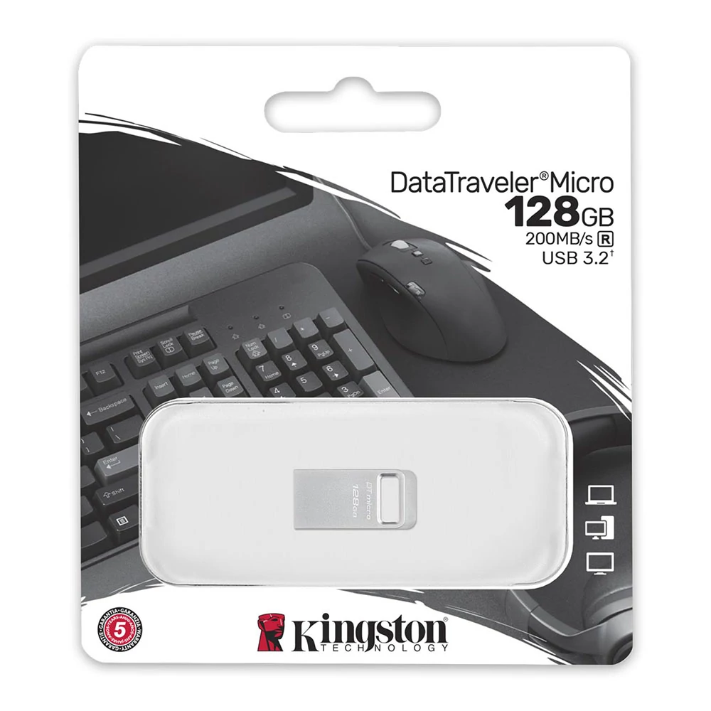 Kingston DataTraveler Micro pendrive 128GB USB 3.2