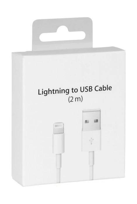 Lightning to USB Adatkábel iPhone 2 m fehér (dobozos)