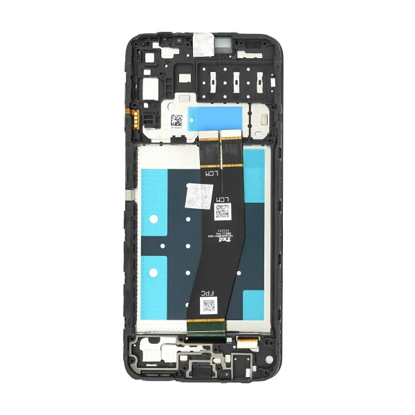 LCD Kijelző Samsung A145R (A14 2023) fekete ORG GH81-23540A / 23541A