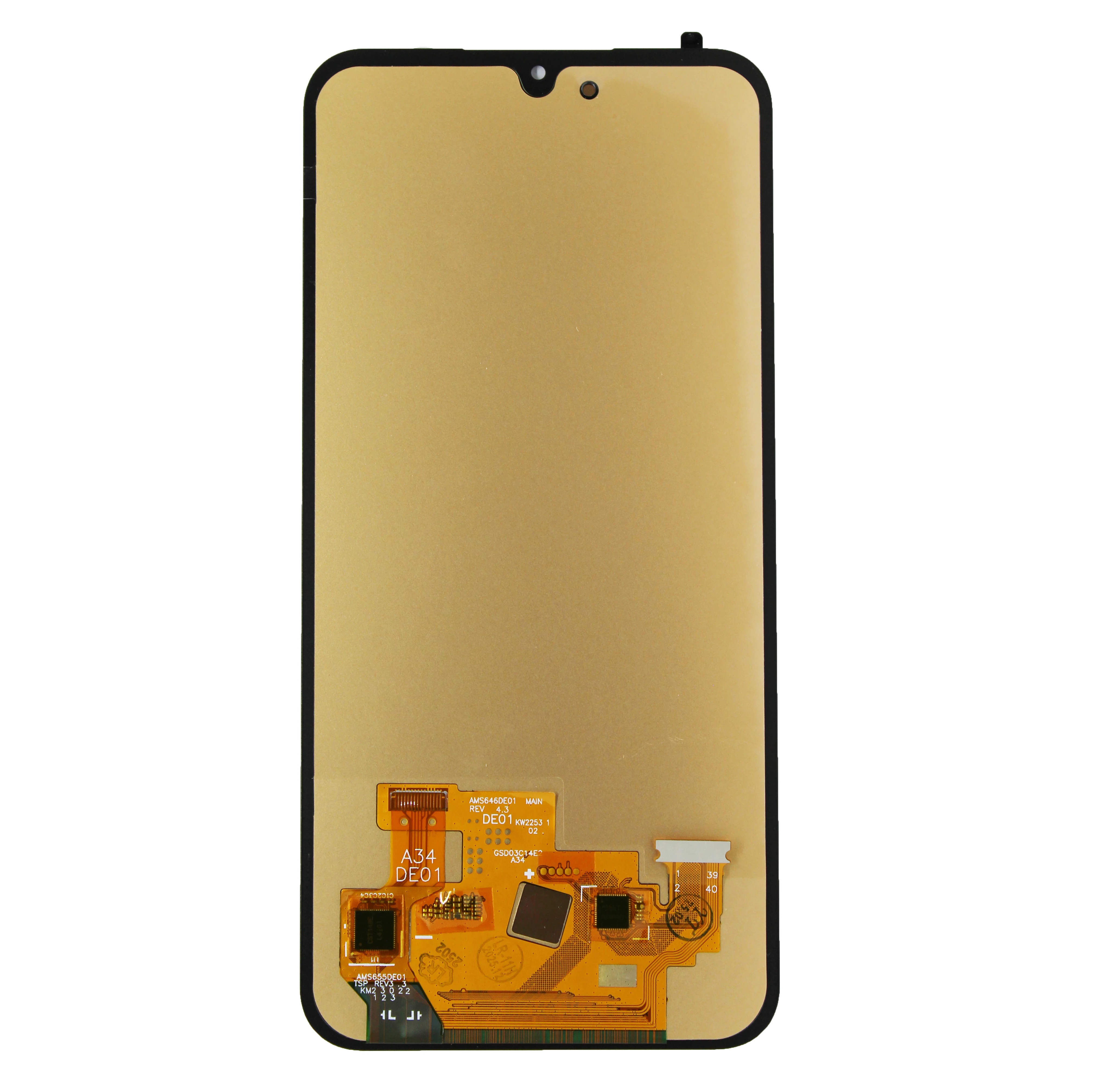 LCD Kijelző Samsung A346 (A34 2023) NF keret nélkül OLED