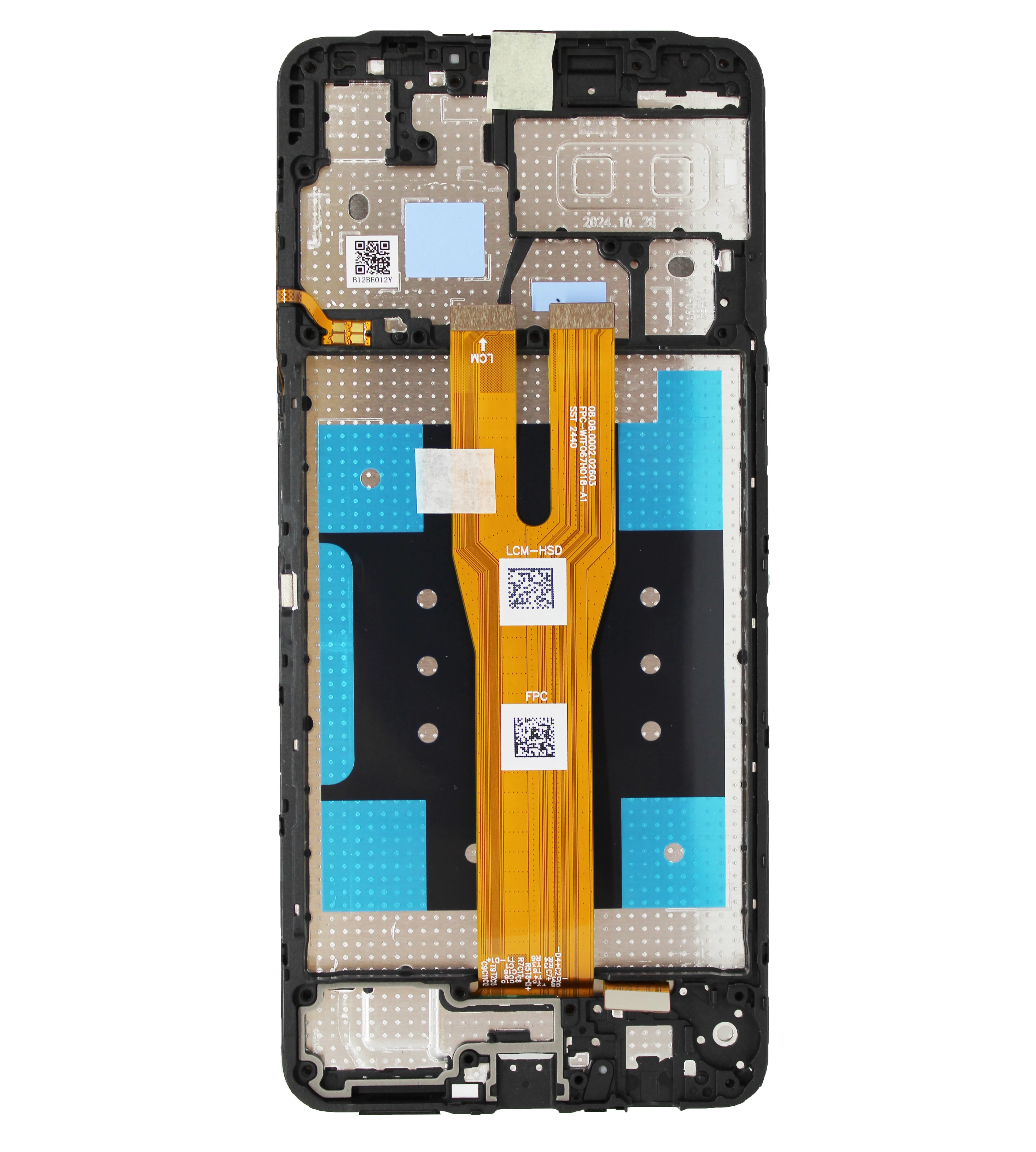 LCD Kijelző Samsung A065 (A06 2024) fekete ORG  GH81-26440A