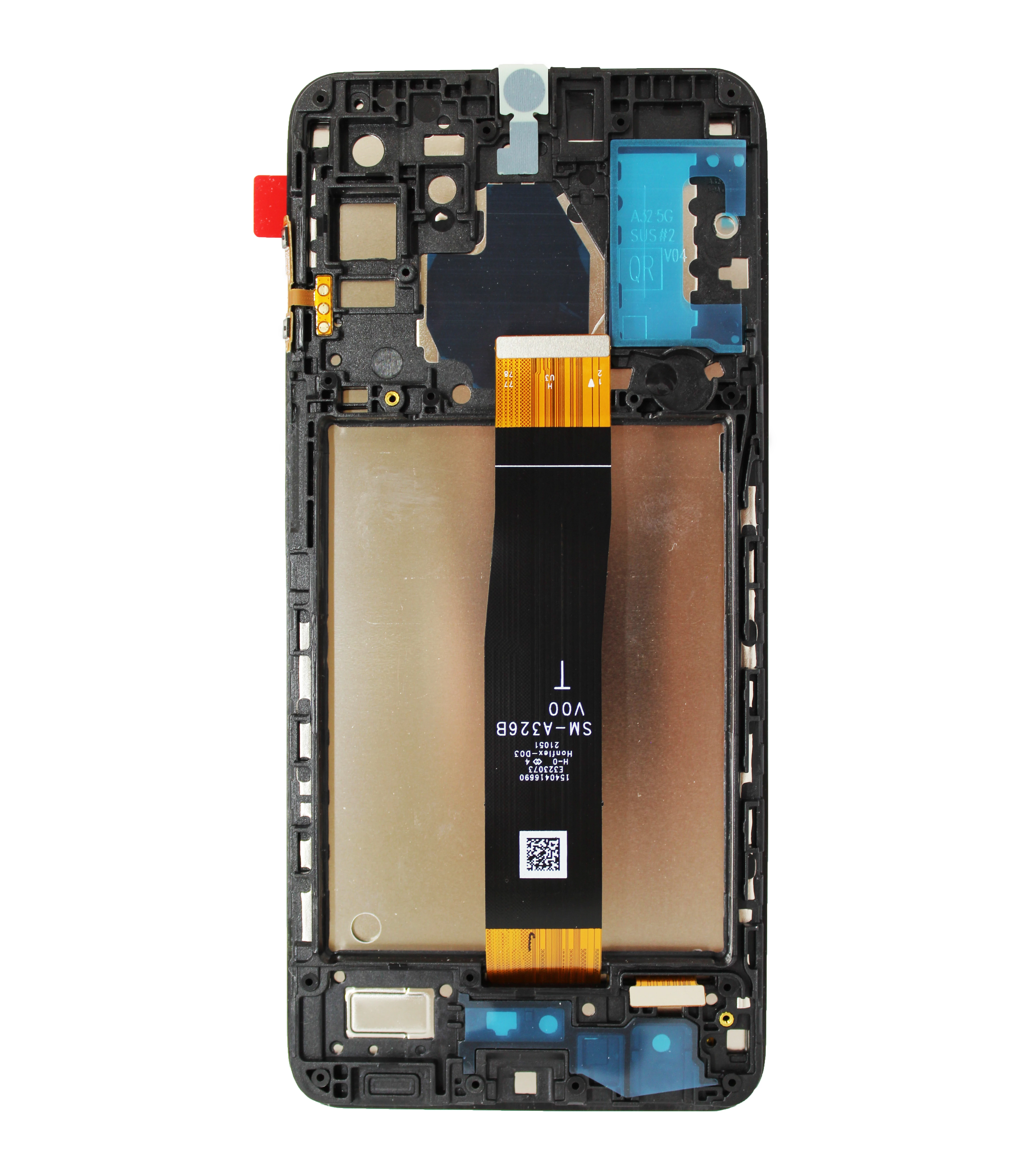 LCD Kijelző Samsung A326 (A32 5G) fekete OLED keretes